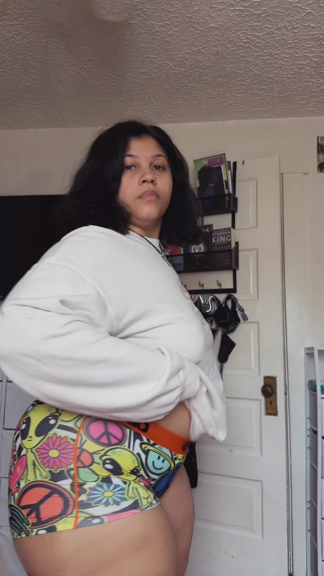 Instagram post by @psychickatana for PSD Underwear. Caption reads: These @psdunderwear shorts are so cute though. I....