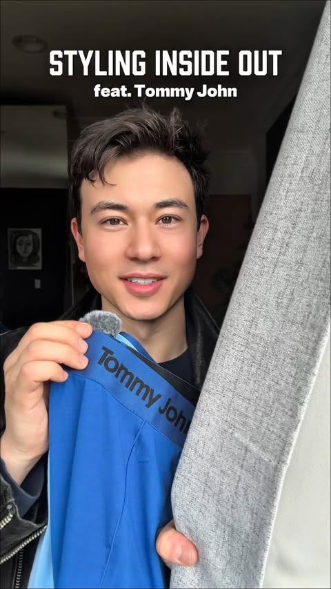 Instagram post by @natekatsuki for Tommy John. Caption reads: [...] Drapes featuring my new favorites from....