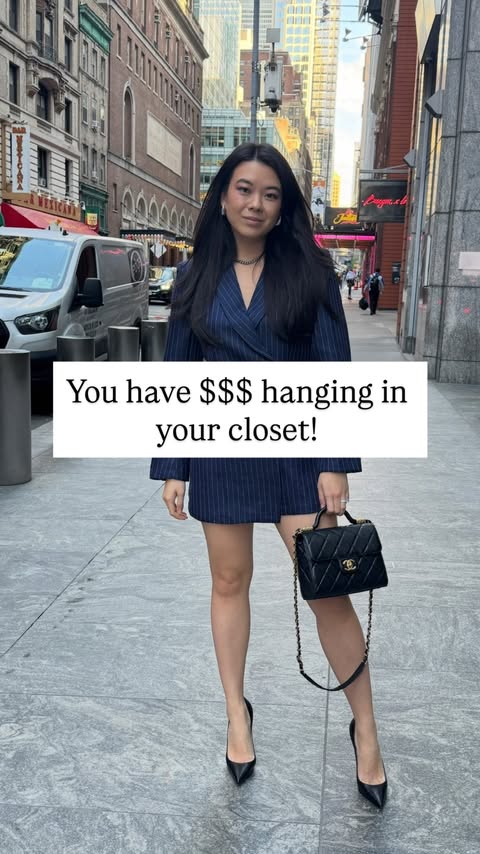 Instagram post by @your.richbff for Depop. Caption reads: [...] 👗💸 Sell what you don’t love on @depop and....