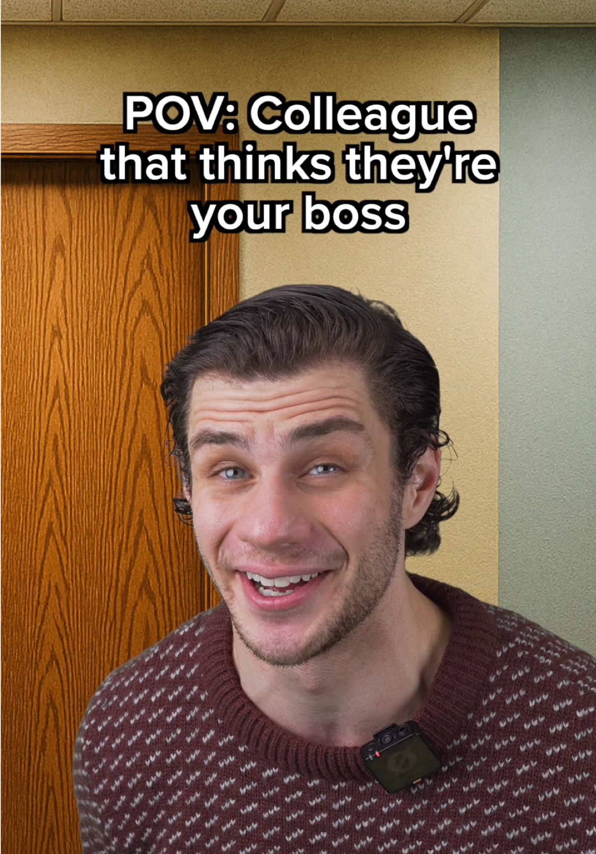 TikTok post by @jamesleonidas2 for QuillBot. Caption reads: [...] regional manager #Working #corporate....