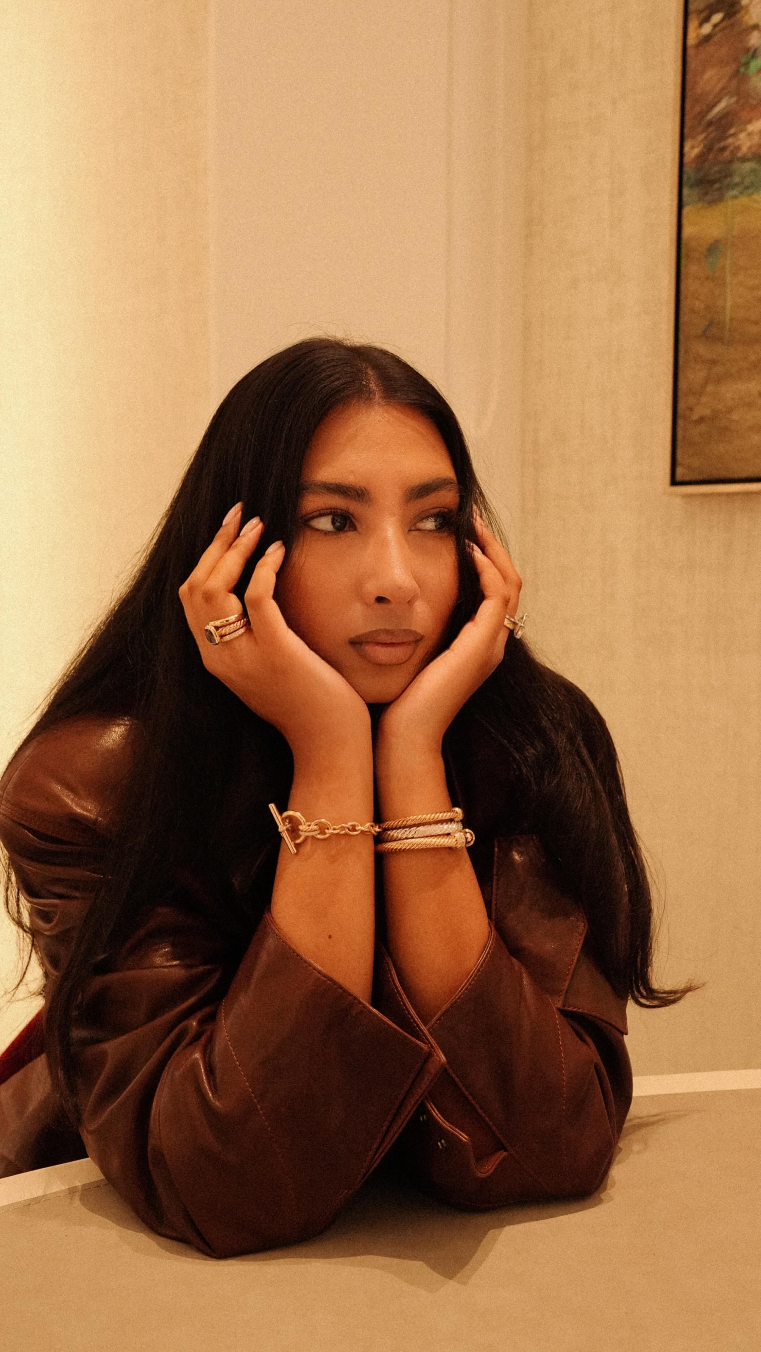 Instagram post by @noorieana for David Yurman. Caption reads: Ad. Discovering the new @davidyurman showroom....