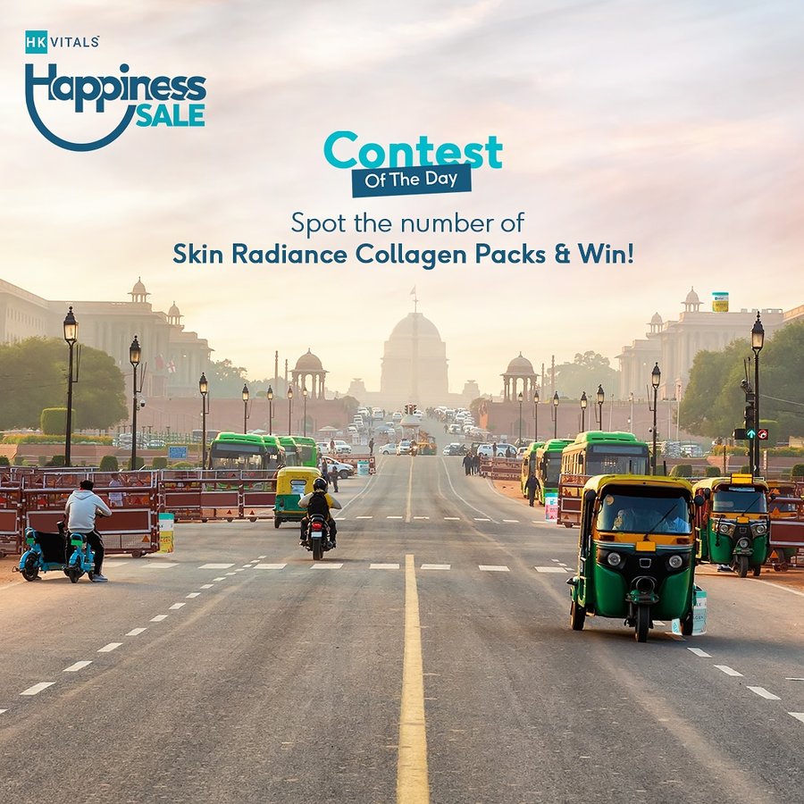 Instagram post by @hkvitals for HealthKart. Caption reads: Giveaway alert! 

Contest number 1

Participate in....