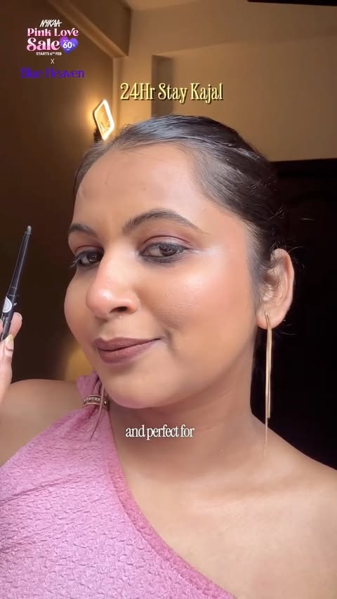 Instagram post by @withprernaa for Blue Heaven Cosmetics. Caption reads: [...] eye makeup essential kit by....