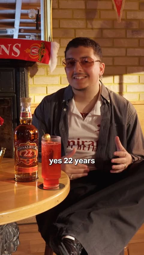 Instagram post by @rockynico for Chivas Regal. Caption reads: [...] season with this special @chivasregal x....