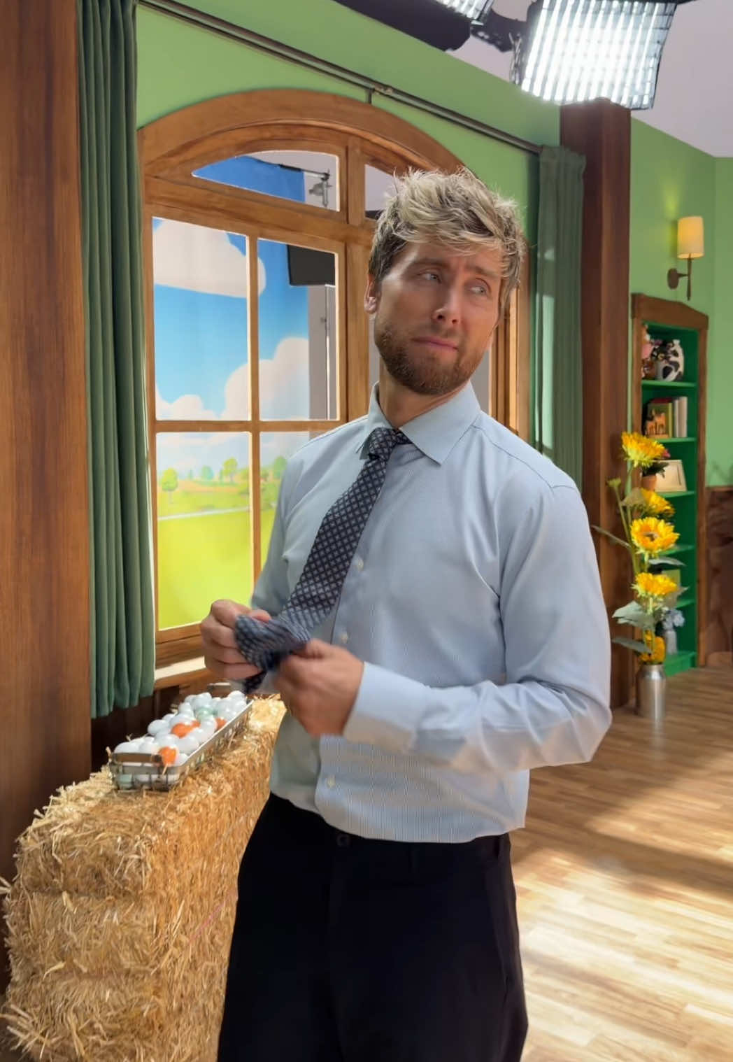 TikTok post by @lancebass for Supercell. Caption reads: Is this a dream? Welcome to my Hay Day....
