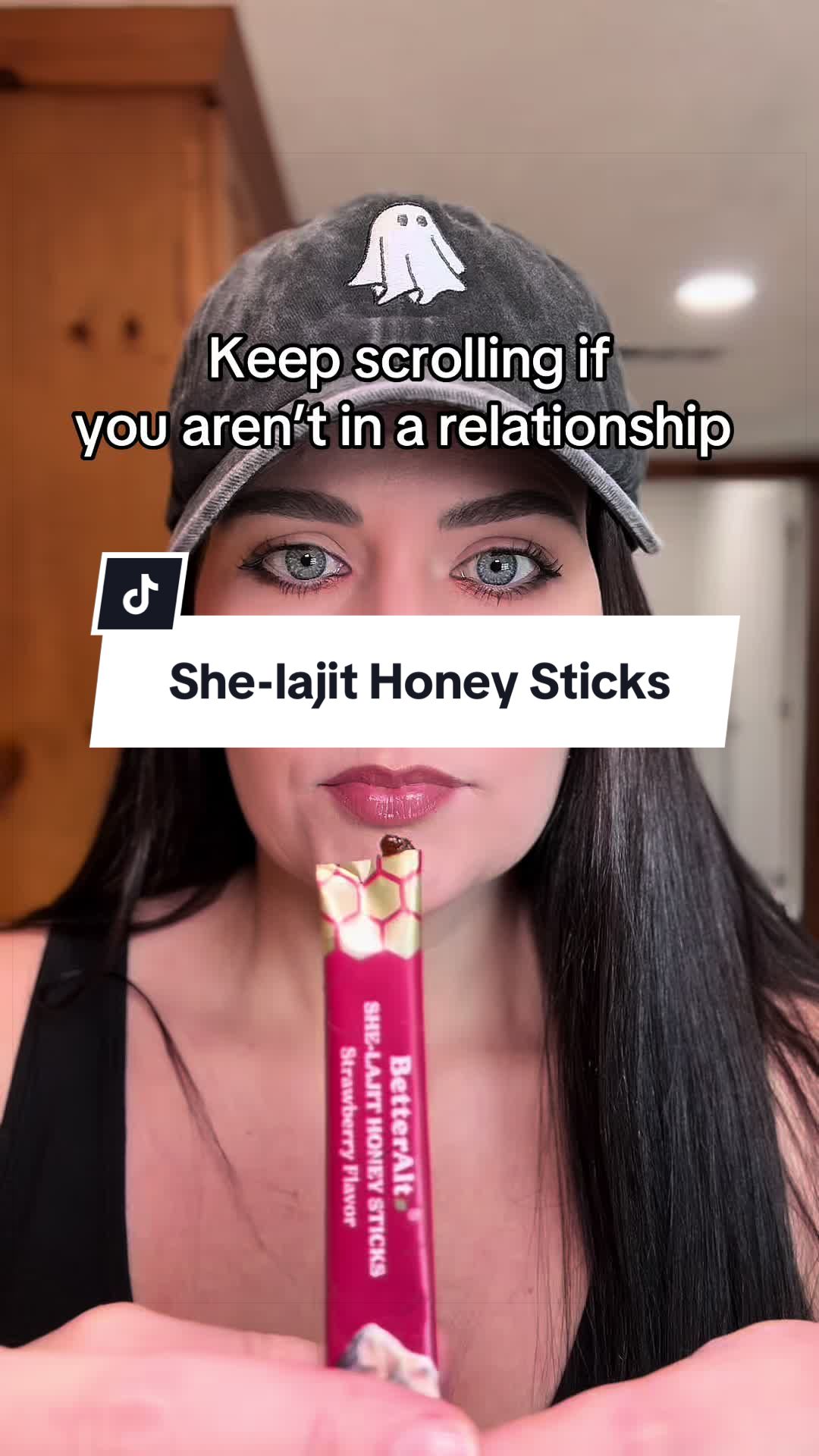 TikTok post by @laceylikestotravel for Better Alt. Caption reads: [...] will help ya out!! #shelajit #honey....
