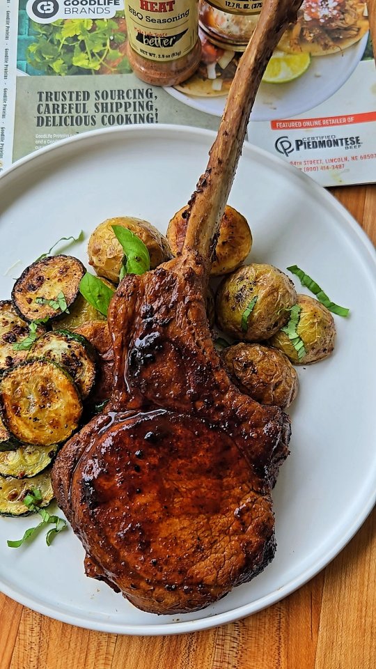 Instagram post by @jennys_coastal_cuisine for Allegro Marinade. Caption reads: [...] . Marinated overnight in @allegromarinade....