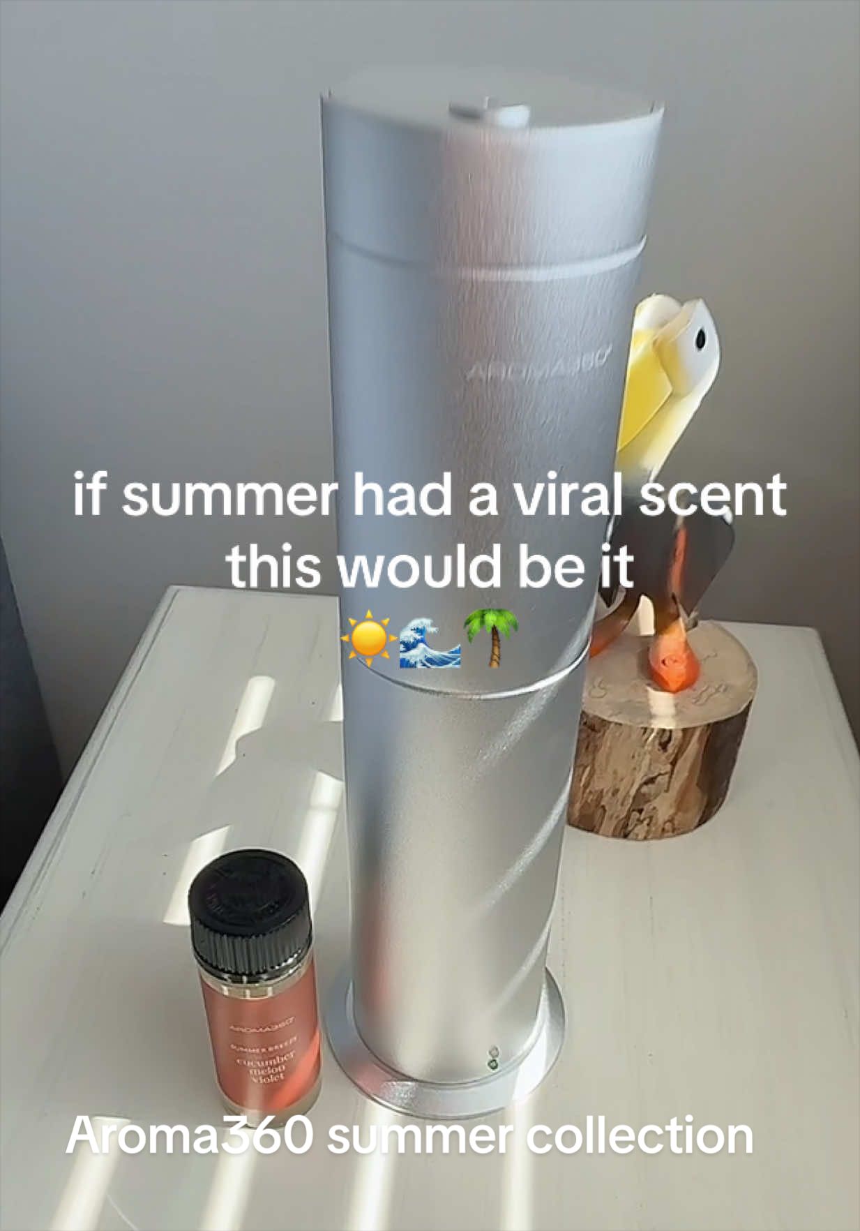 TikTok post by @m_shelll for Aroma360. Caption reads: [...] houses already know about this @Aroma360....