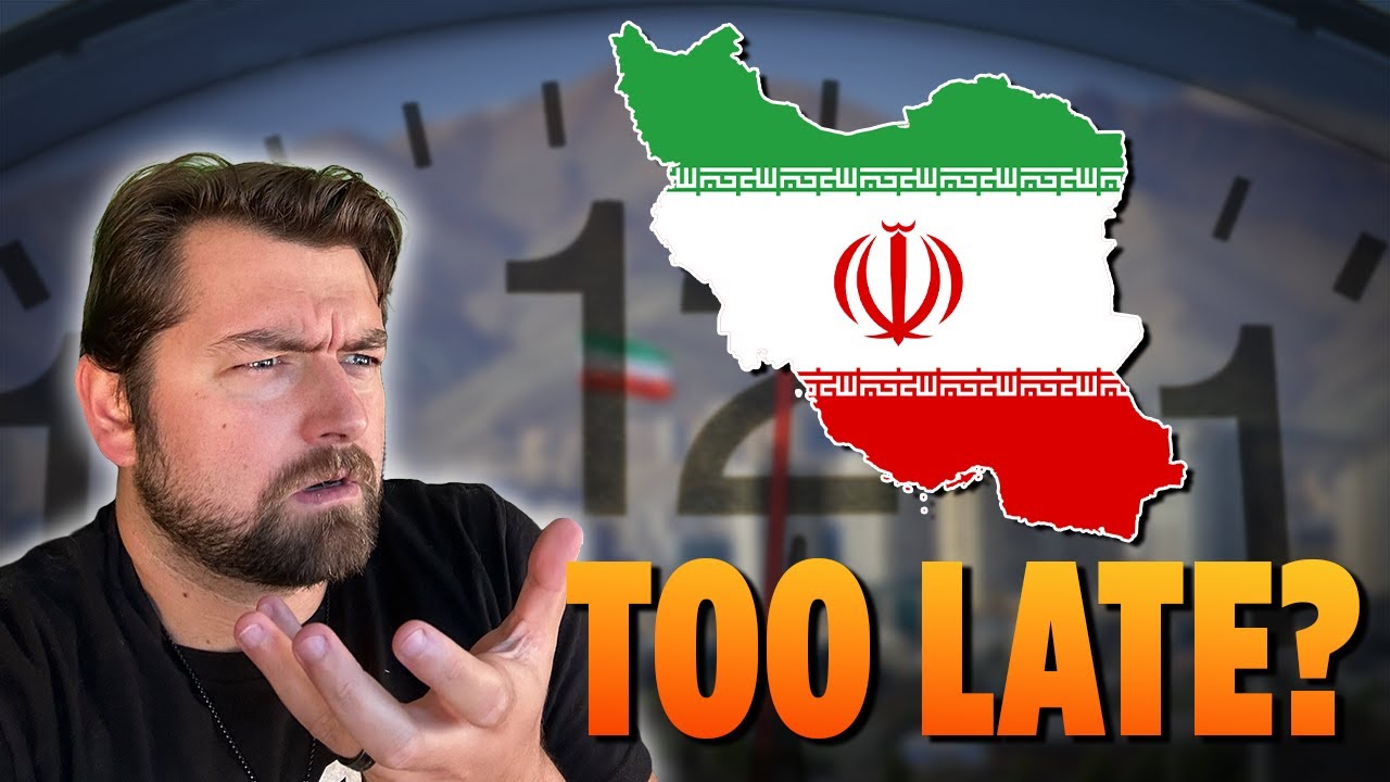YouTube post by @historyofeverythingpodcast for TrovaTrip. Caption reads: How Iran Is Literally Destroying Itself With Water.