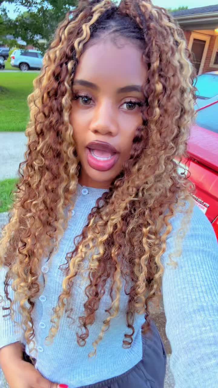 TikTok post by @rae.and.bae for Cheetah Beauty Hair Shop. Caption reads: @Cheetah Beauty Hair Shop....
