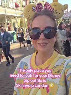 TikTok post by @dionnehickeylife for Skinnydip London. Caption reads: [...] POOH IS BACK IN STOCK!!! GO GO GO @Skinnydip....