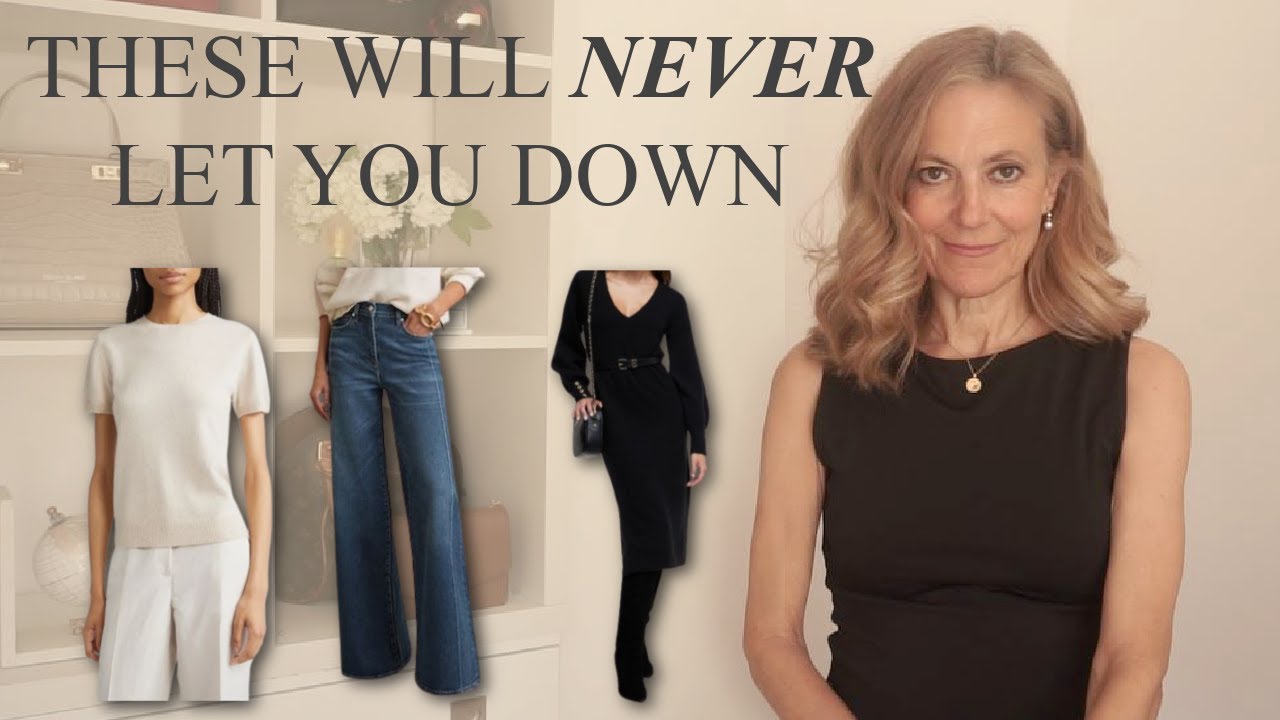 YouTube post by @Gemmawhattowear for LIKEtoKNOW.it. Caption reads: 6 Classic Pieces You Can Rely On Every Season.