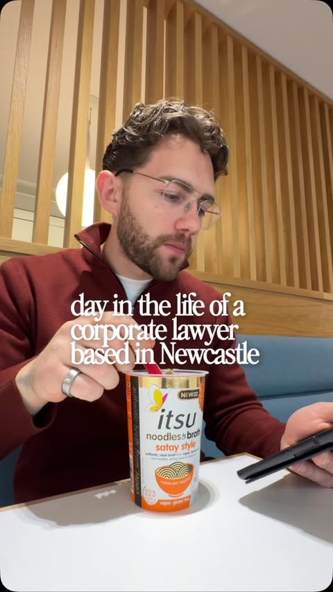 Instagram post by @thelegalnortherner for itsu. Caption reads: [...] who has recently come across the....