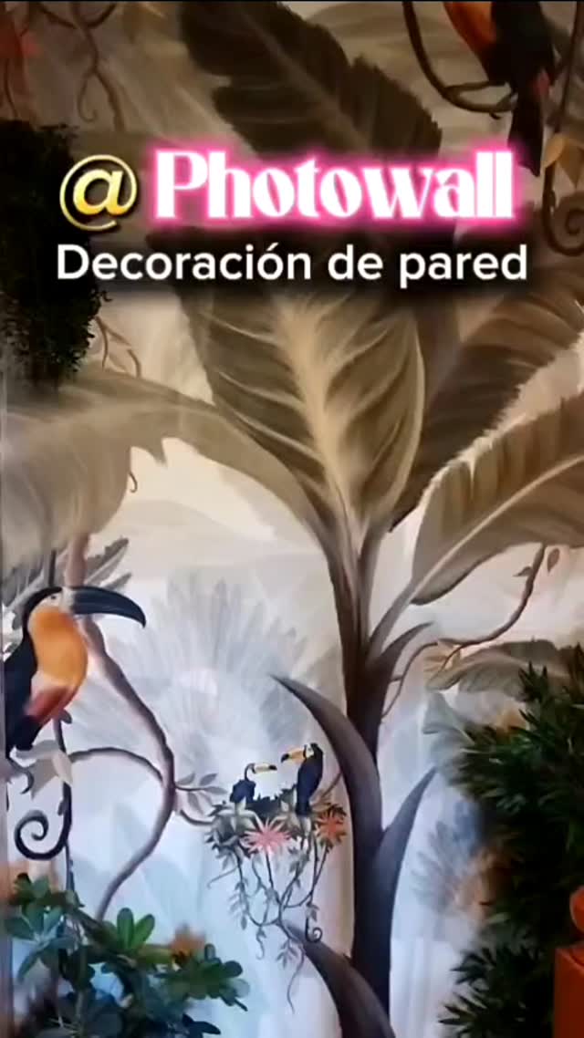 Instagram post by @probandoenfamiliaoficial for Photowall. Caption reads: DISEÑO. CALIDAD. PERSONALIZACIÓN.
Arte mural que....