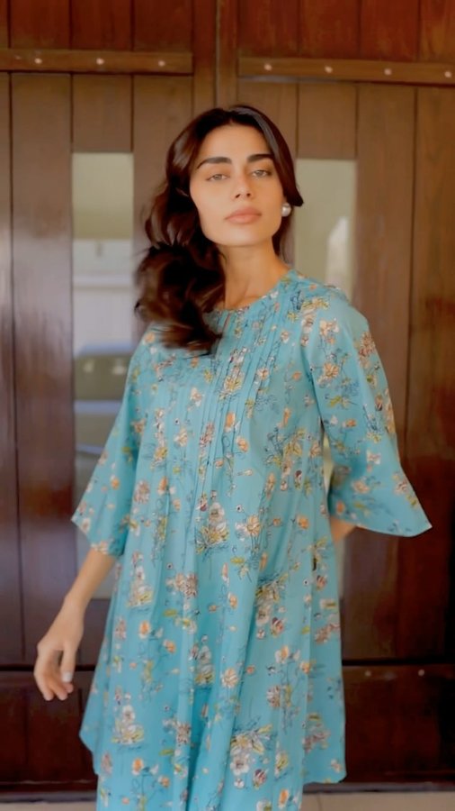 Instagram post by @sadafkanwal for EGO. Caption reads: Unlock the magic of Eid fashion with Ego’s latest....