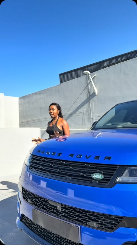Instagram post by @missnyashanu for Range Rover. Caption reads: [...] what car should we take? Thank you....