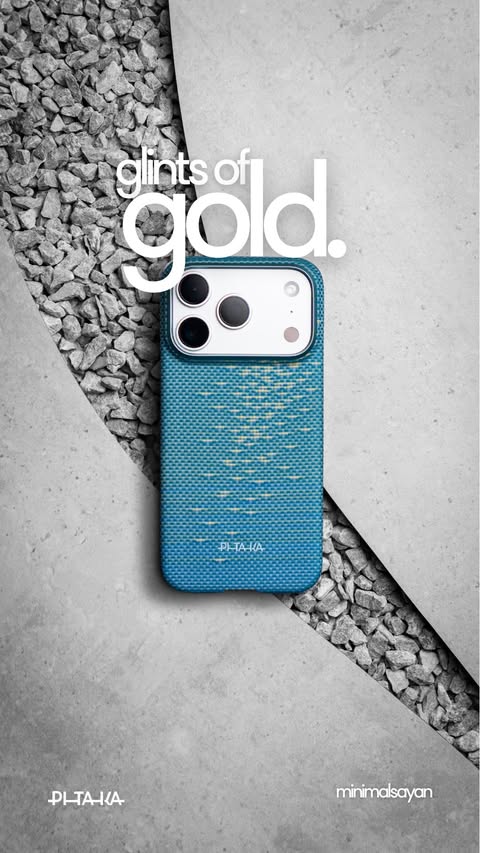 Instagram post by @minimalsayan for PITAKA. Caption reads: Glints of Gold edition by @ipitaka.global....
