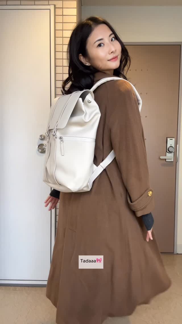 Instagram post by @itsmemariko82 for Gaston Luga. Caption reads: A backpack that’s not black is an adventure color....