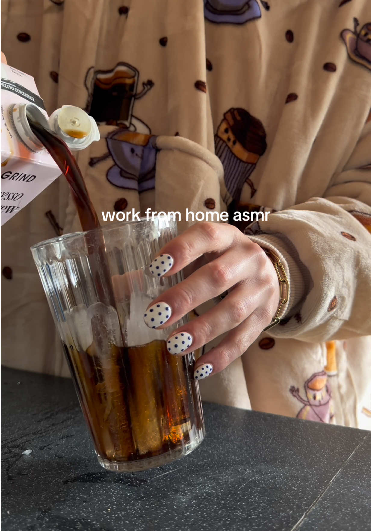 TikTok post by @phoebenootttt for Grind. Caption reads: [...] can like coffee at home now ✌️🥹 thanks....