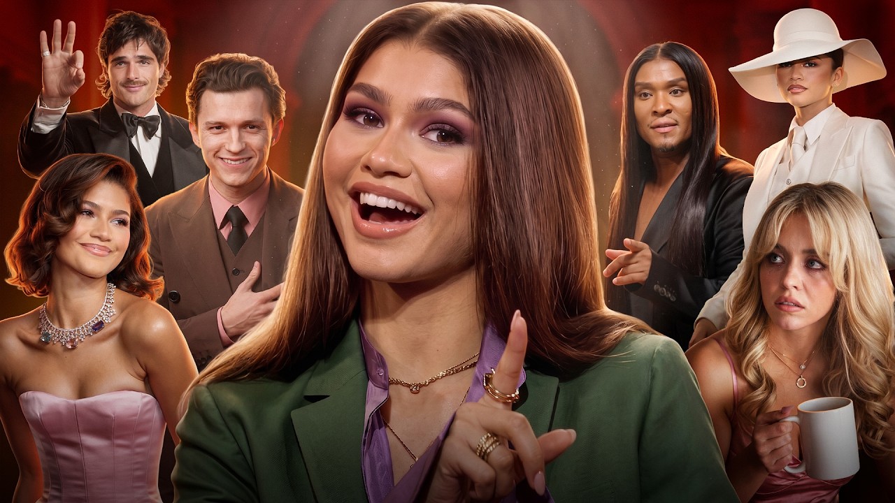 YouTube post by @Karagozova for Сервис «Ясно». Caption reads: ZENDAYA: How to Take Over Hollywood Without [...].