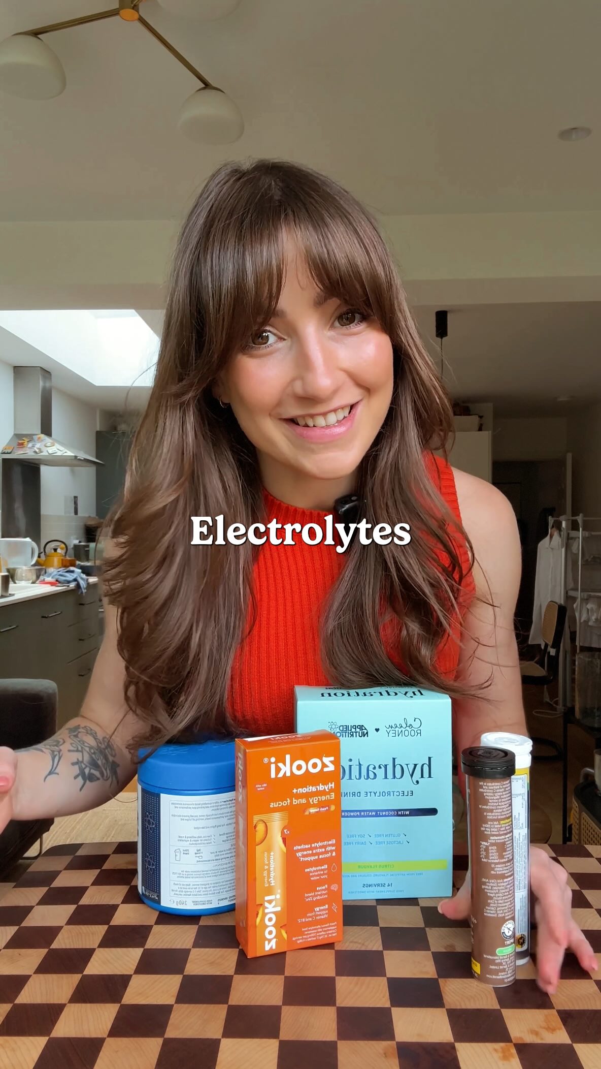 Instagram post by @sophsplantkitchen for Holland & Barrett. Caption reads: #Electrolytes 101. Do you need them? 🤔💧AD with....