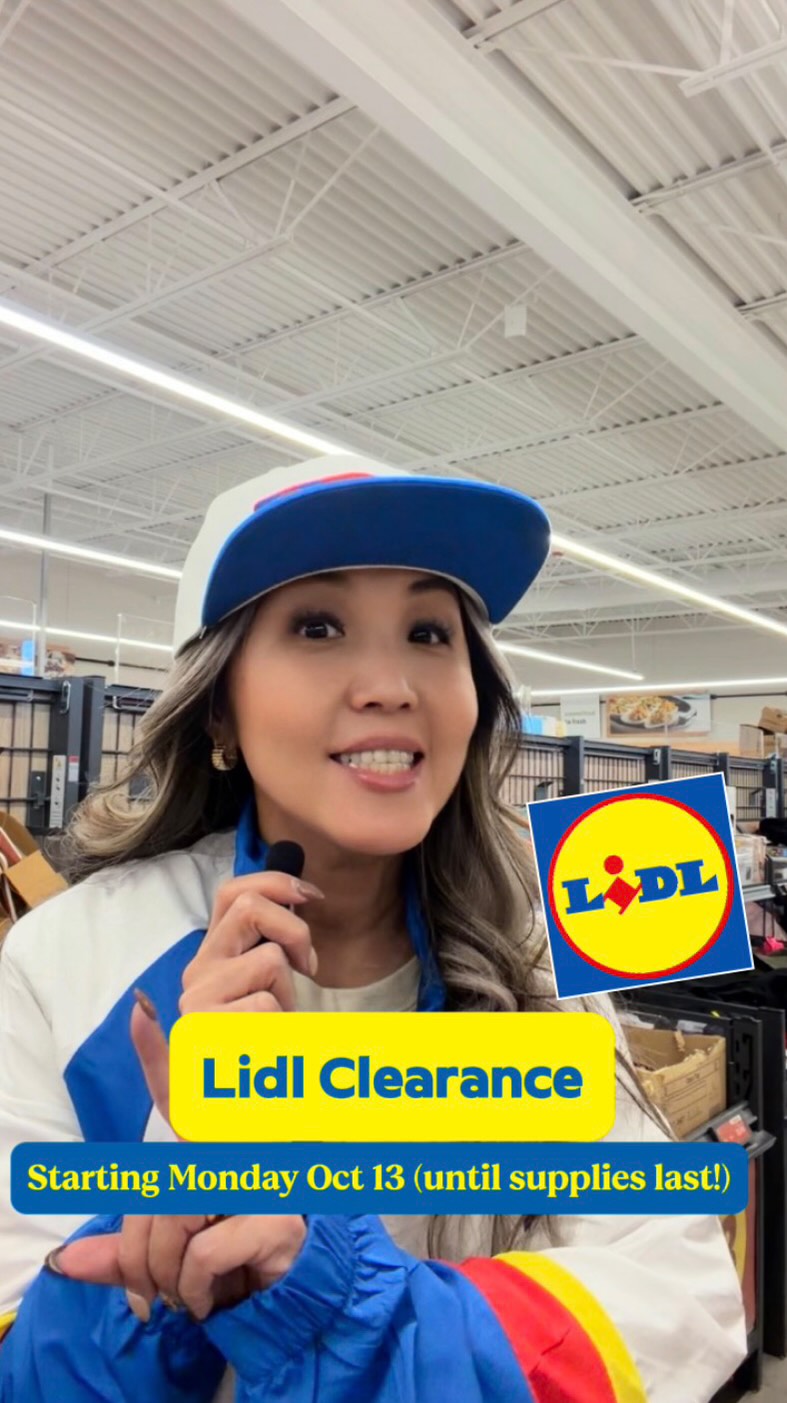 Instagram post by an influencer for Lidl US. Caption reads: [...] 🛒💸 Stop by your local @lidlus and snag up....