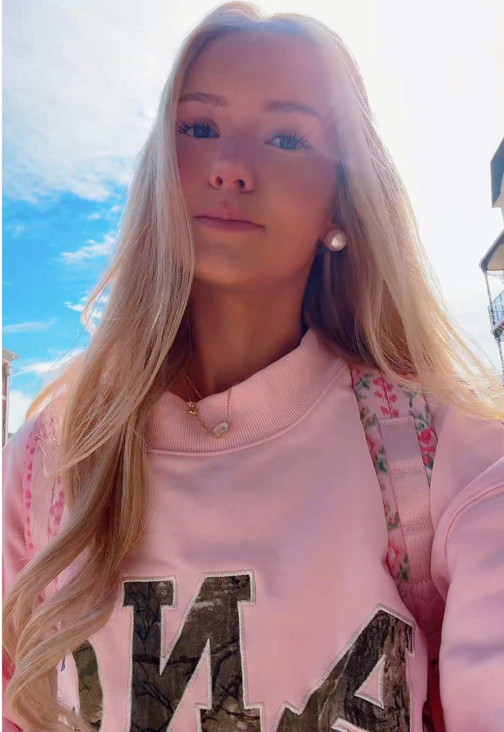 TikTok post by @karlynewberry for Alani Nutrition. Caption reads: It’s a lifestyle 🤭 Have a great day 🎀 #pink....