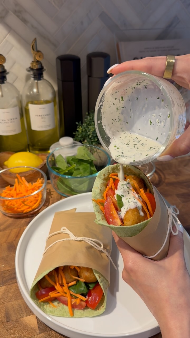 Instagram post by @trishale for Gorton's. Caption reads: Cook dinner with me! Sharing an easy dinner using....