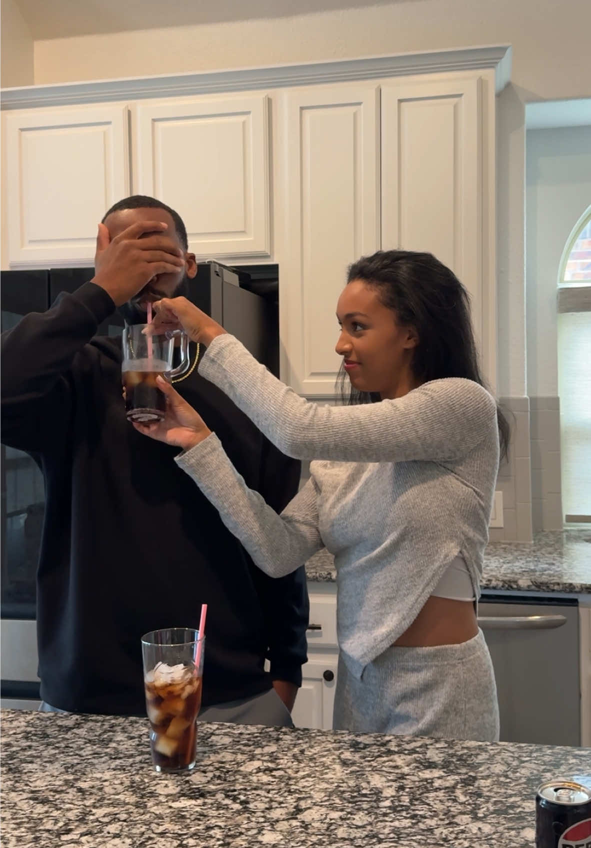 TikTok post by @kyrahenry_ for pepsi. Caption reads: We're always in sync so our results with the....