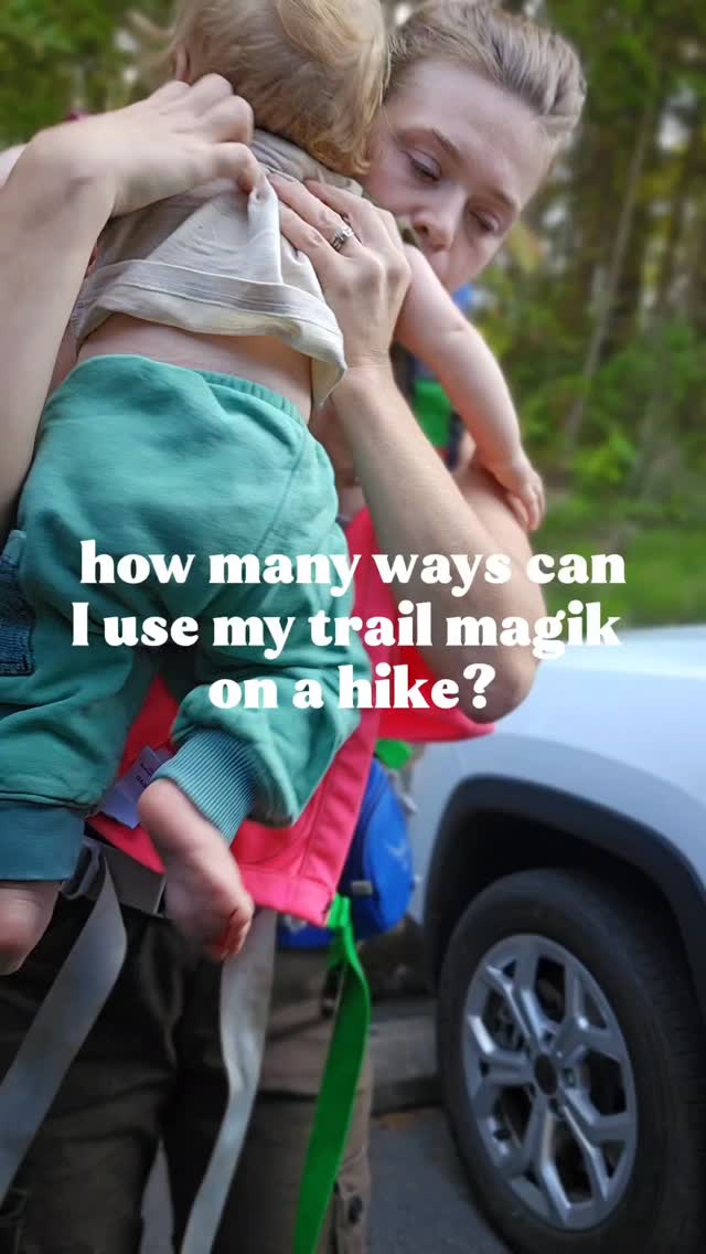 Instagram post by an influencer for Trail Magik. Caption reads: [...] on the front for a bit. The Trail Magik just....