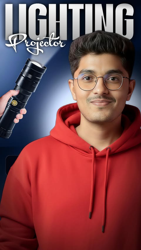 Instagram post by @techwithniks for Digitek. Caption reads: [...] a creator, lighting is everything✨ The....