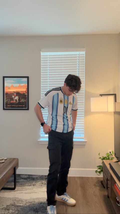 Instagram post by @jaredshult for adidas. Caption reads: [...] out some different ways to style my new....