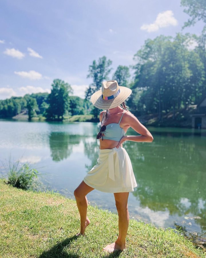 Instagram post by @spilledmilkmamma for Weezie Towels. Caption reads: The whole family was enjoying their @weezietowels....