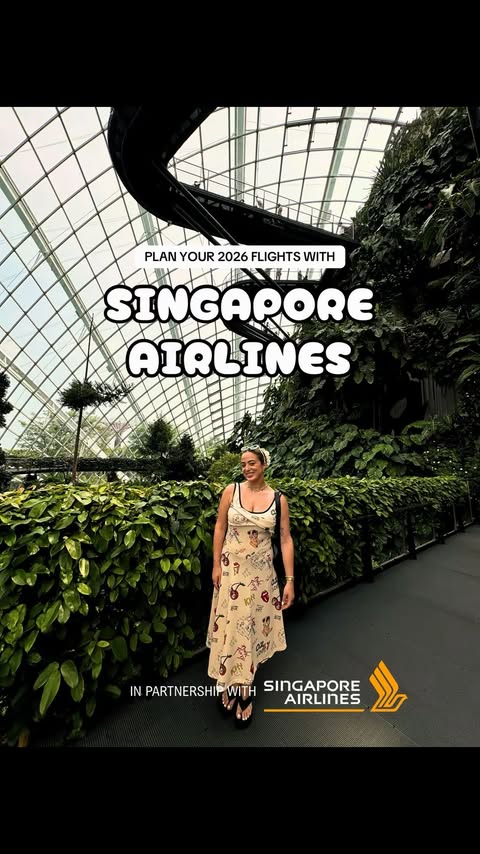 Instagram post by @carbsmakeitokay for Singapore Airlines. Caption reads: [...] flight deals too good to miss.....