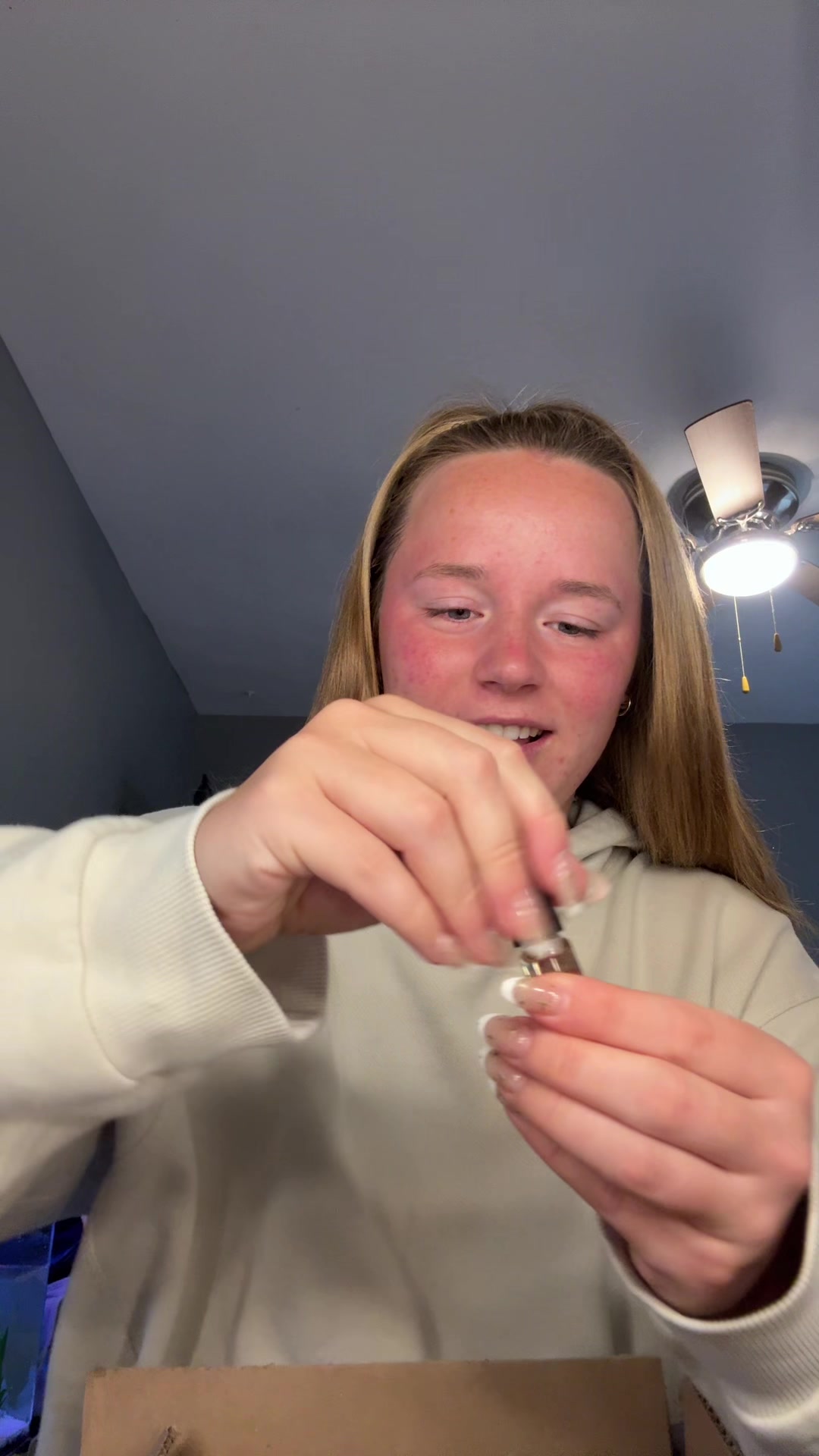 TikTok post by @myleehansen for Eternal Perfume Oils. Caption reads: [...] #collegefootball @Eternal Perfume Oils.