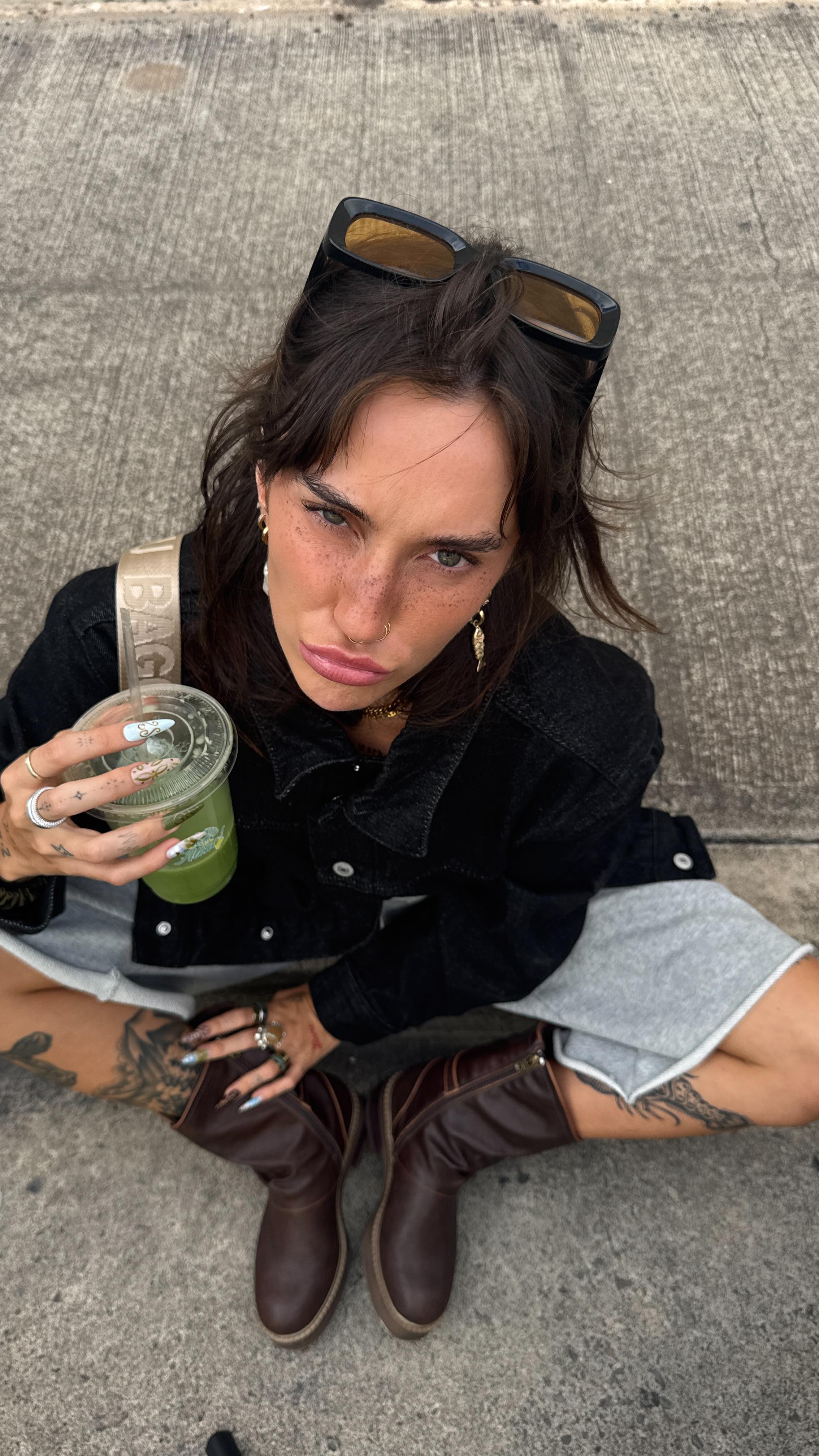 Instagram post by @taympala for Famous Footwear. Caption reads: three shoes, endless summer to fall fits....