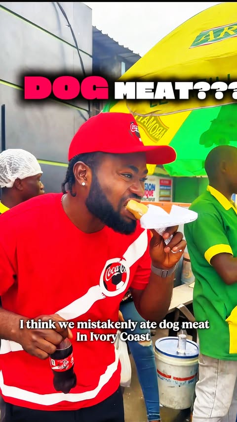 Instagram post by @kojojuniorr for Coca-Cola. Caption reads: [...] later told us it was beef. #kojojunior....