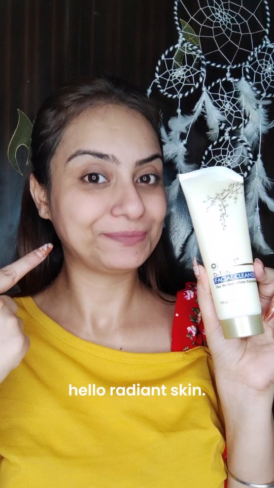 Instagram post by @div_kaur for Ozone Signature. Caption reads: ✨ Struggling with dull, tired skin?
Say hello to....