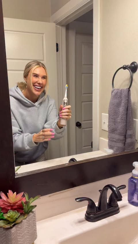 Instagram post by @the.pa.tient for Soocas Oral Care Management. Caption reads: @soocasofficial is a game changer!! I’m seriously....