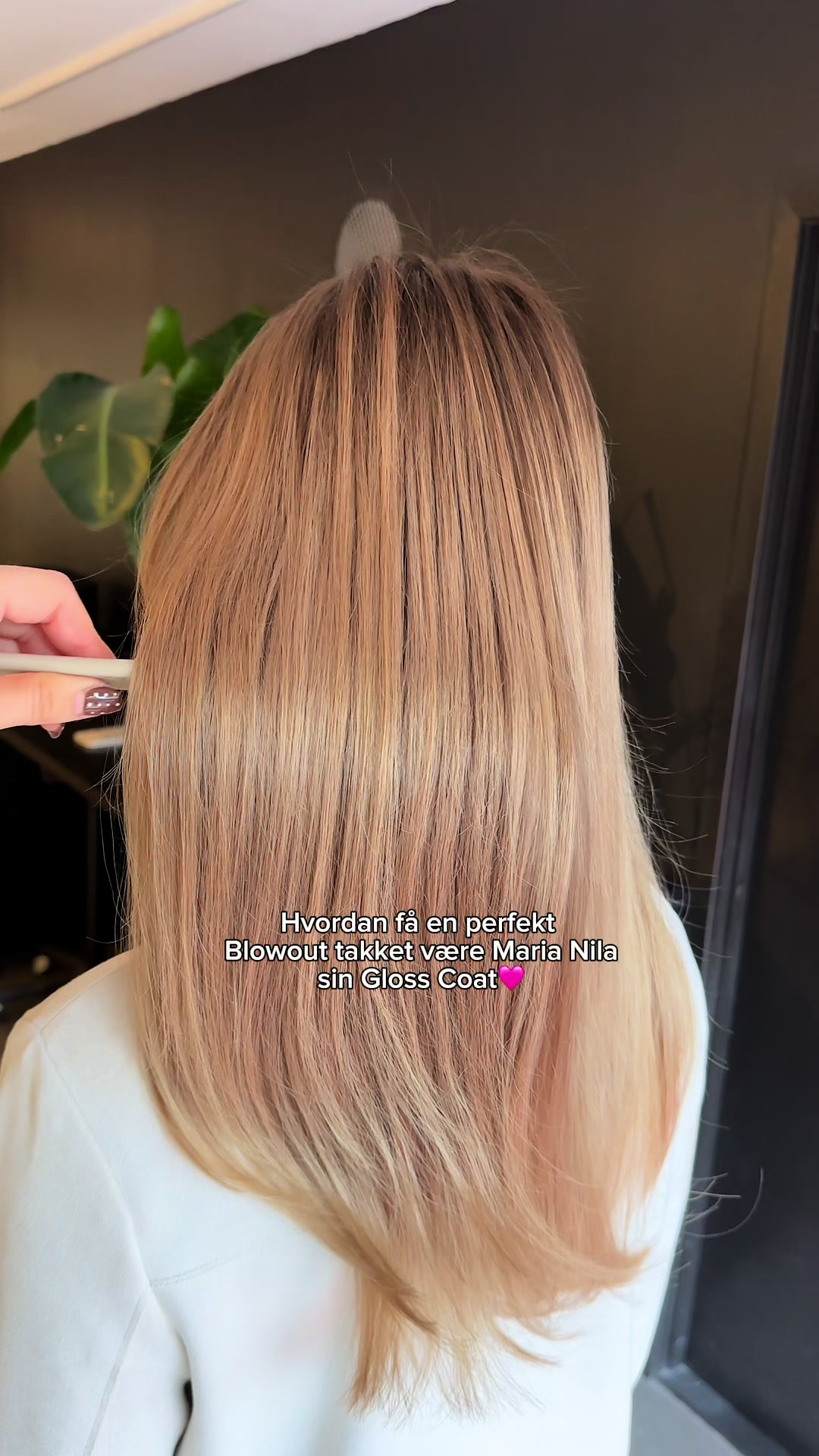 TikTok post by @isabellaschack for Maria Nila. Caption reads: Reklame for @Maria Nila  Er såååå fornøyd med....