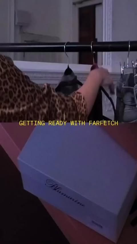 Instagram post by @jo.rdan for FARFETCH. Caption reads: Climatising to party season w @farfetch

Ad.