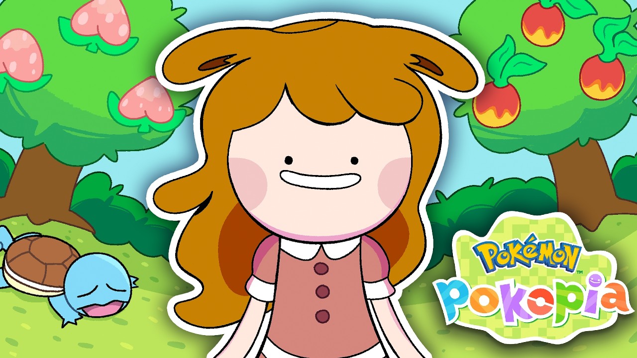 YouTube post by @CandyEvie for youtooz. Caption reads: I need to talk about Pokemon Pokopia.