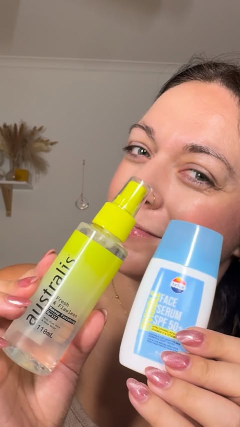 Instagram post by an influencer for Australis Cosmetics. Caption reads: [...] round with Le Tan. ☀️ Australis Cosmetics....