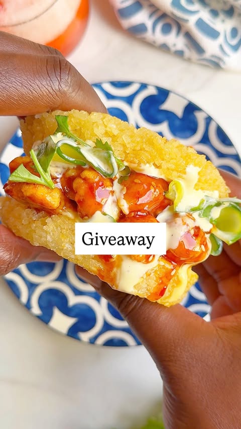 Instagram post by @kingcooksofficial for InnovAsian Cuisine. Caption reads: Hungry for a GIVEAWAY? Say “#sweepstakes” and....