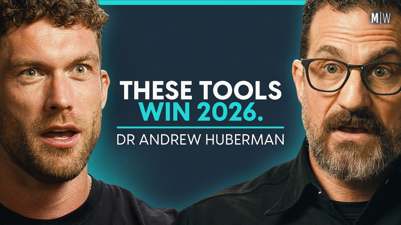 YouTube post by @ChrisWillx for LMNT. Caption reads: How to Reclaim Your Brain in 2026 - Dr Andrew....