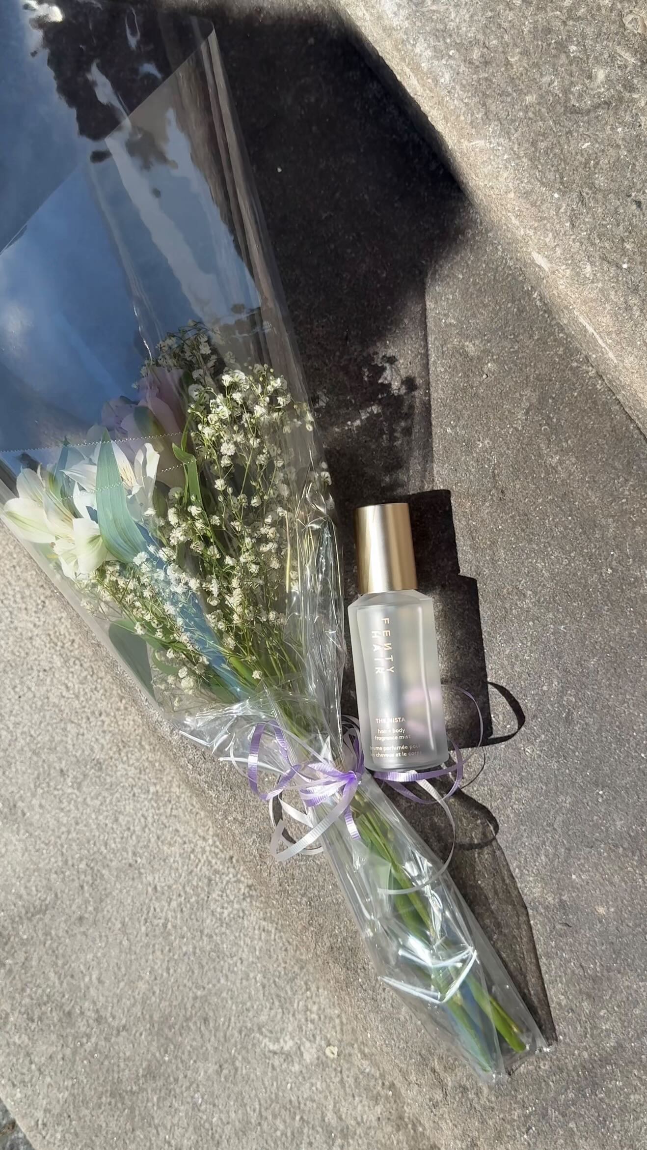 Instagram post by @rymnebbak for Fenty Hair. Caption reads: Je crois que les plus beaux détails sont ceux....