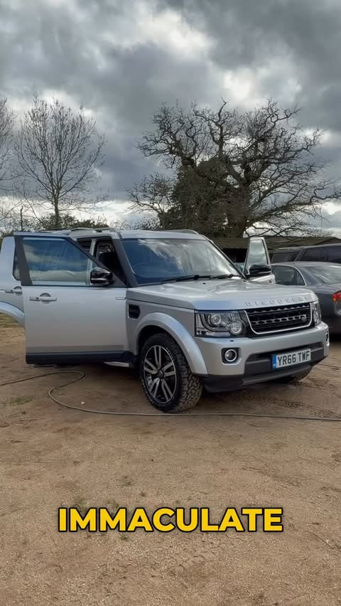 Instagram post by @autoalex for carVertical. Caption reads: [...] mile Discovery 4 had one of the best....