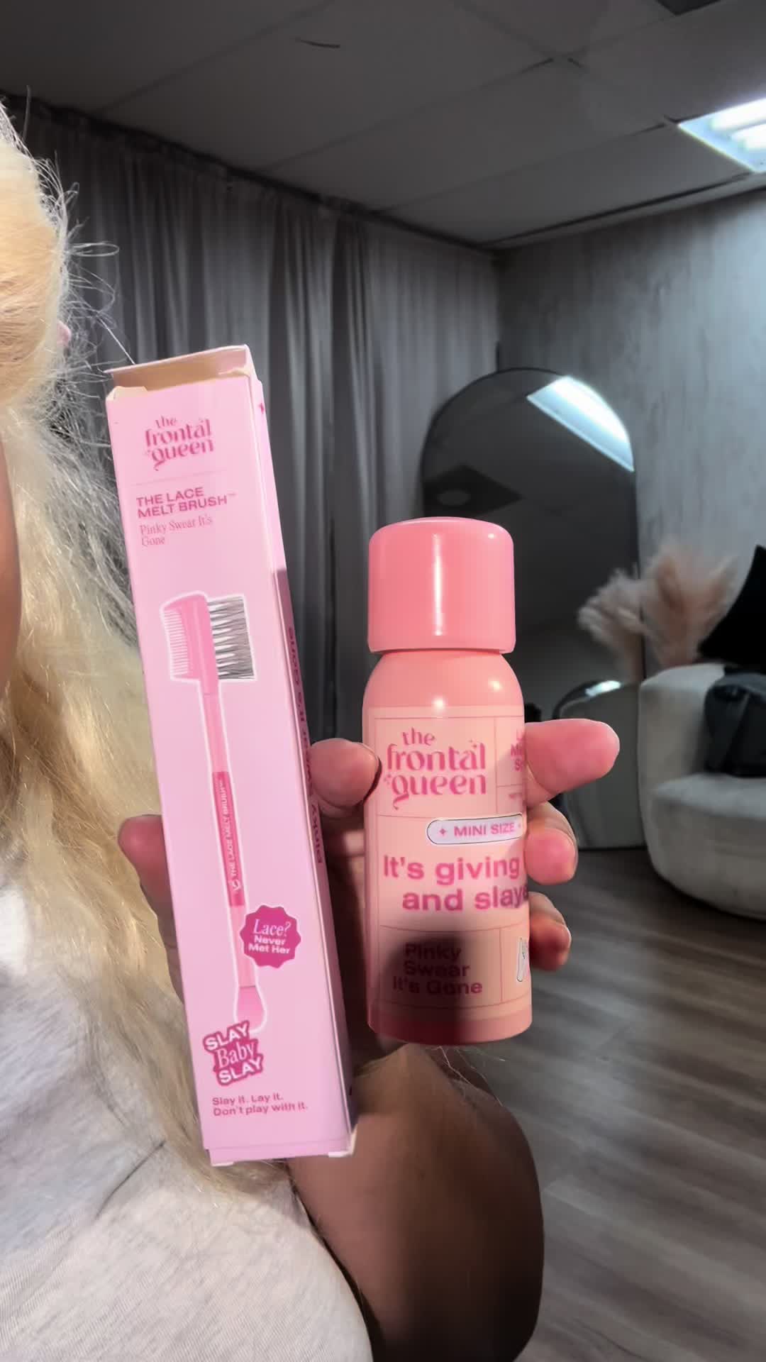 TikTok post by @xojukaii for The Frontal Queen. Caption reads: [...] video was long overdue but shop @The Frontal....