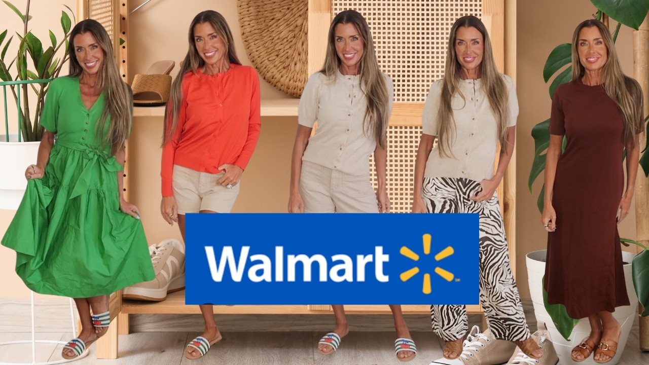 YouTube post by @HotmessMommaVlogs for OFRA Cosmetics. Caption reads: #walmartfinds #walmartfashion #walmarthaul....
