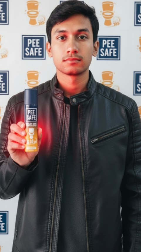 Instagram post by @college_student54 for Pee Safe. Caption reads: Stay confident wherever you go 💙
Pee Safe is a....